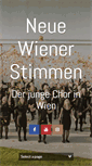 Mobile Screenshot of neuewienerstimmen.at